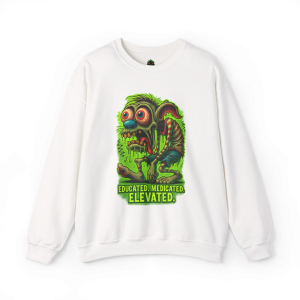Educated. Medicated. Elevated. Crewneck Sweatshirt